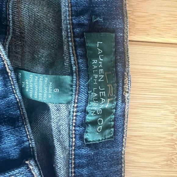 Women's Lauren Ralph Lauren Jeans Blue Modern Straight Denim size 6 - Picture 4 of 8
